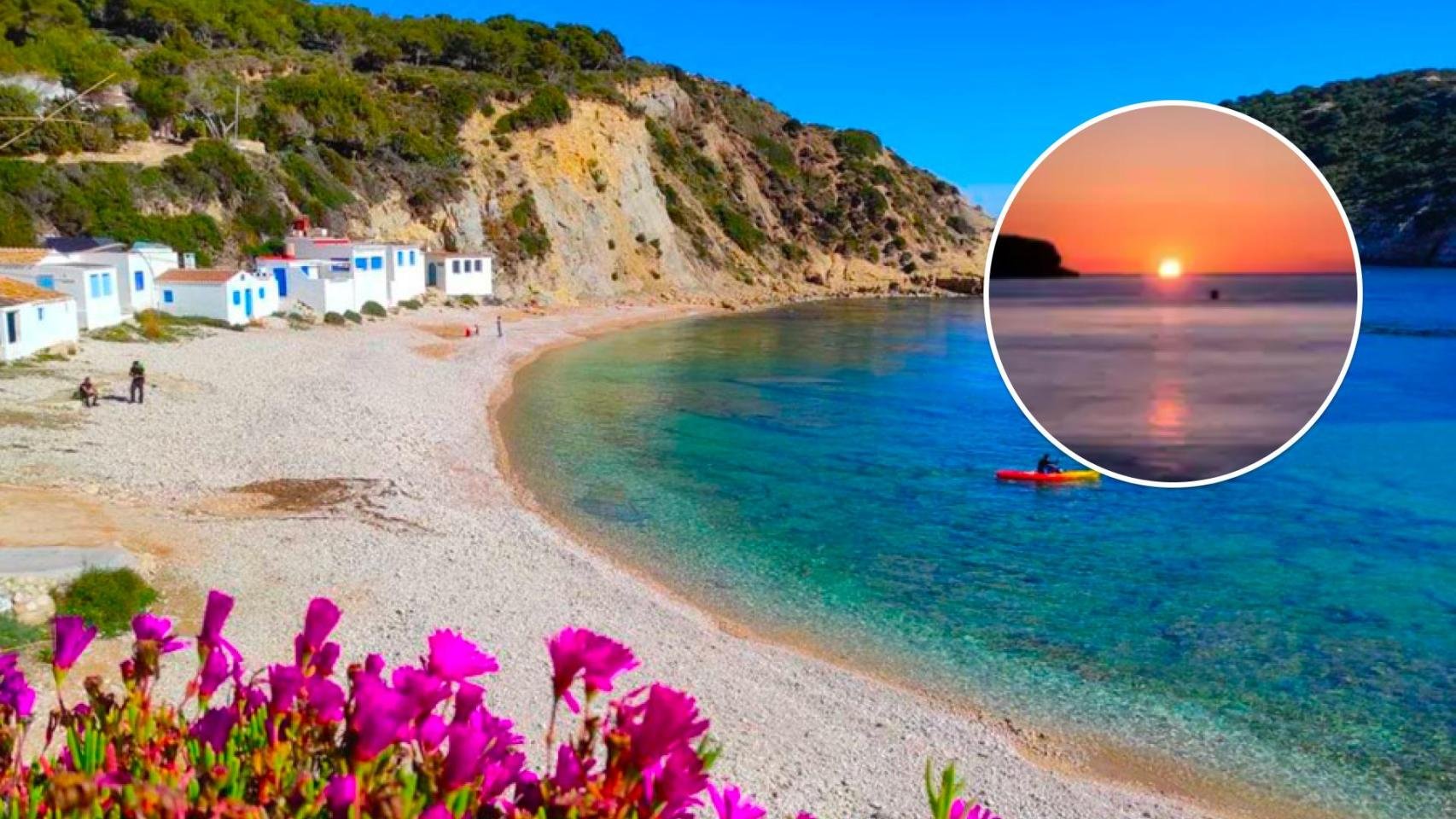 El pueblo costero de Alicante que tiene la mejor playa para ver el atardecer: 