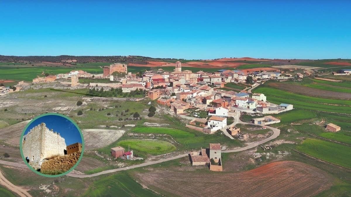 El pueblo de 45 habitantes en Zaragoza con un pasado romano y un castillo medieval