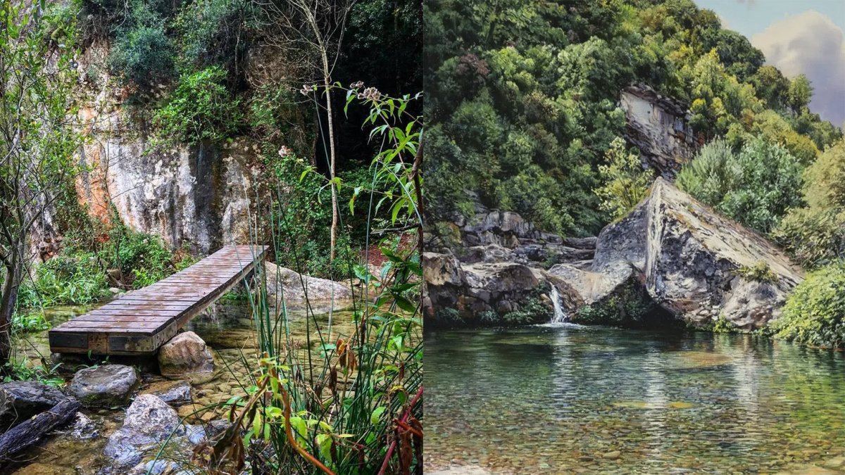 El pueblo perfecto de Tarragona para visitar en otoño: puentes colgantes, cascadas y piscinas naturales