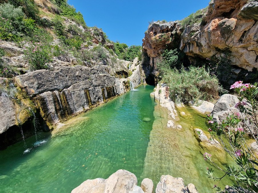 El Río de Bolbaite, una preciosa zona recreativa del interior de Valencia con piscinas naturales
