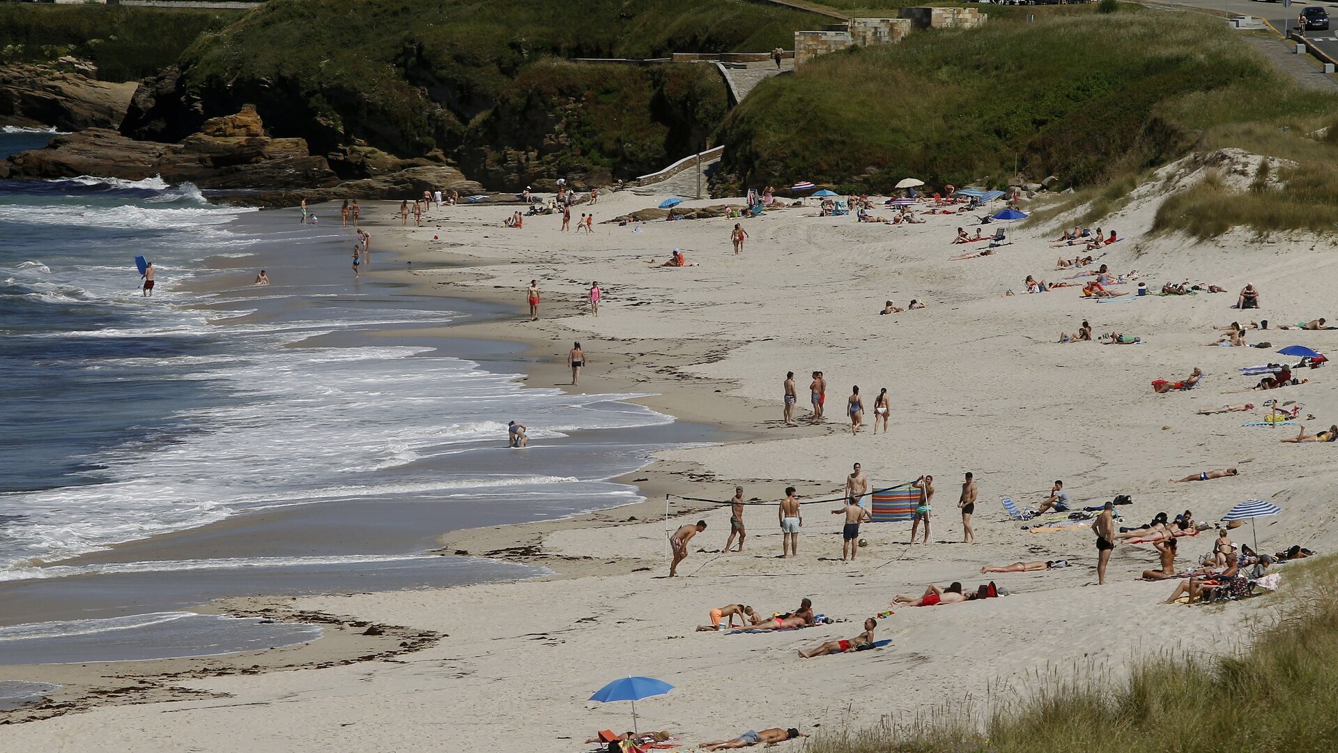 La playa con bandera azul que deslumbra en el Cantábrico de Lugo: 