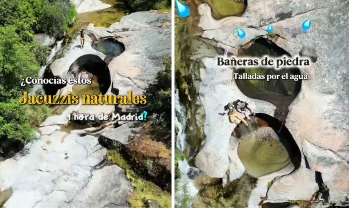 La ruta secreta en la Sierra de Gredos, cerca de Madrid, para bañarte en jacuzzis naturales y pozos de otro mundo