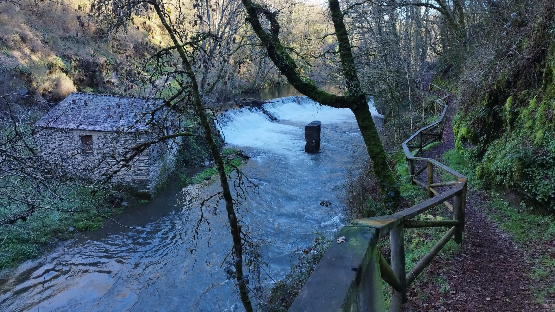 La ruta senderista entre molinos y cascadas ideal para hacer con niños en una villa emblemática de Lugo