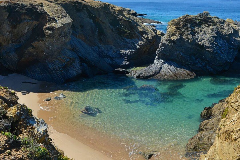 No tienes que viajar a Grecia para disfrutar de playas con aguas turquesas, este pueblo de Portugal las tiene aún mejores