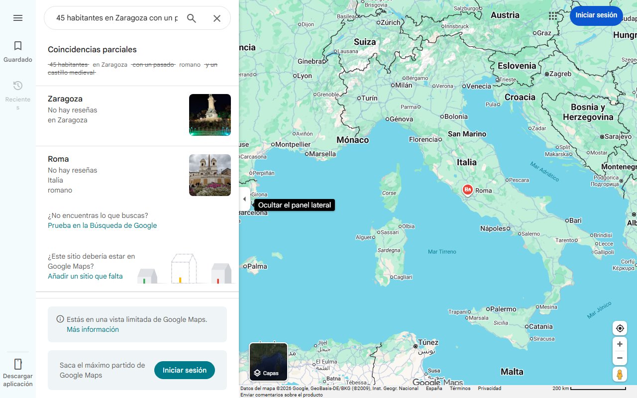 Mapa de El pueblo de 45 habitantes en Zaragoza con un pasado romano y un castillo medieval