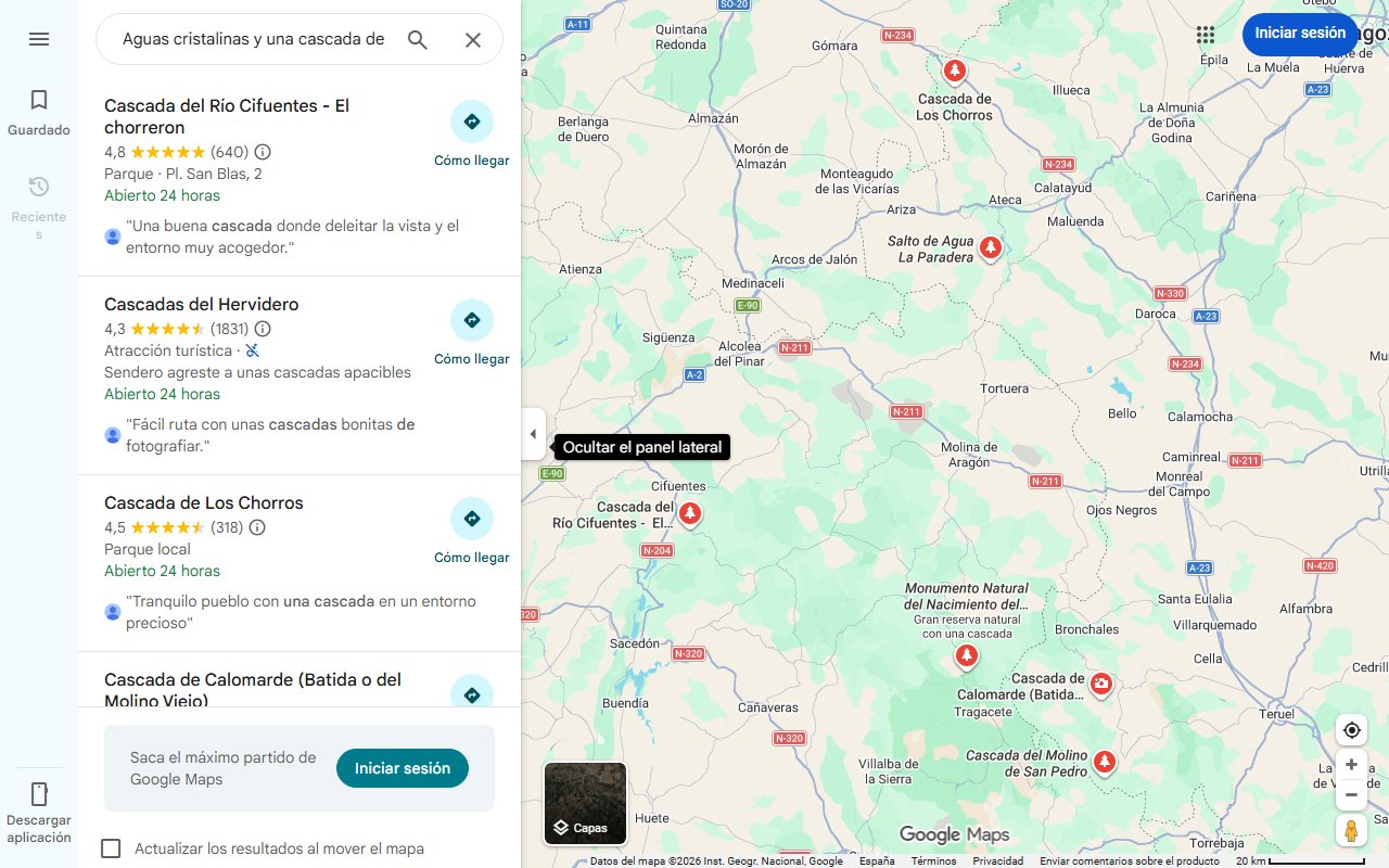 Mapa de Aguas cristalinas y una cascada de cuento: el pueblo más bonito y desconocido de España