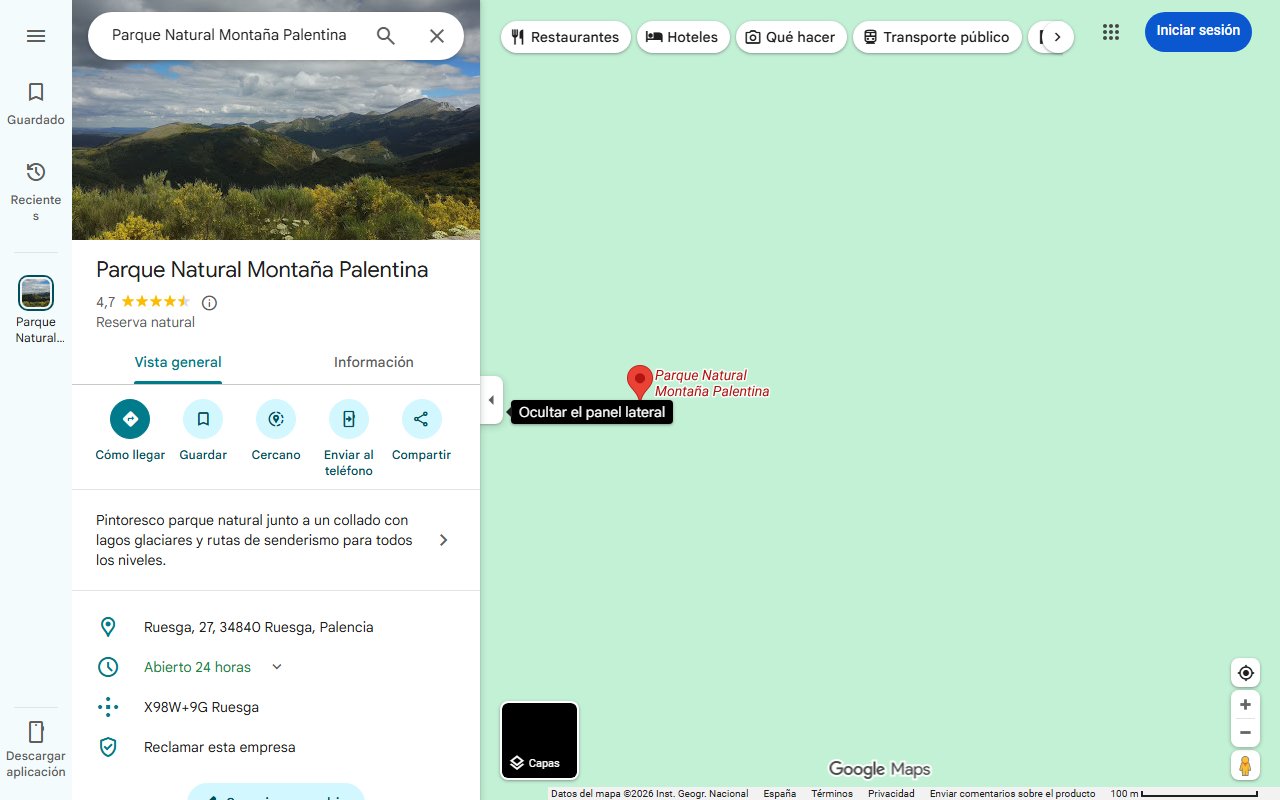 Mapa de Así es el pequeño pueblo de la montaña palentina que visitan los Reyes y que vive estos días una revolución