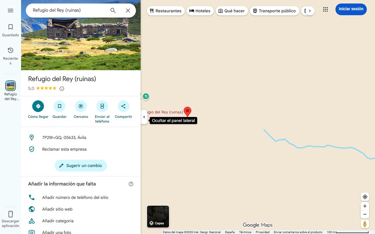Mapa de Así es el pueblo de Ávila donde Juan del Val y Nuria Roca se han comprado su refugio rural: arquitectura típica, pozas y ermitas en el bosque