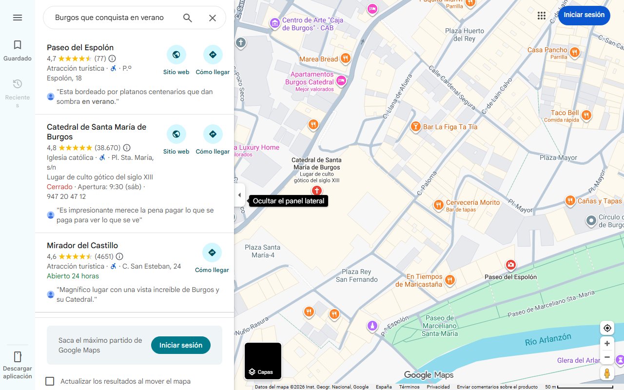 Mapa de El pueblo de Burgos que conquista en verano: castillos, callejuelas y con vistas de película que cuesta muy poco visitar