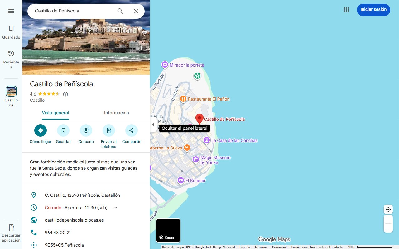 Mapa de El pueblo de Castellón con playas turquesas, pescado fresco y encanto marinero que no envidia a Peñíscola