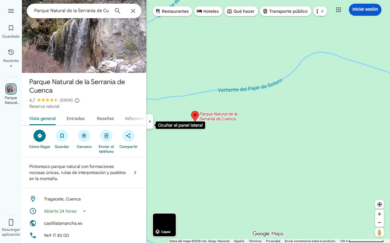 Mapa de El pueblo de Castilla-La Mancha atravesado por cinco ríos y donde disfrutar de aguas turquesas - ENCLM