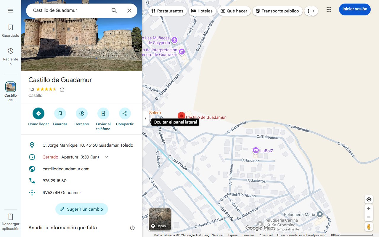 Mapa de Castillos de Castilla-La Mancha que parecen sacados de un cuento (y se pueden visitar)