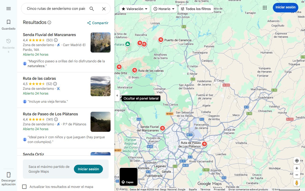 Mapa de Cinco rutas de senderismo con paisajes que parecen sacados de un cuento de hadas