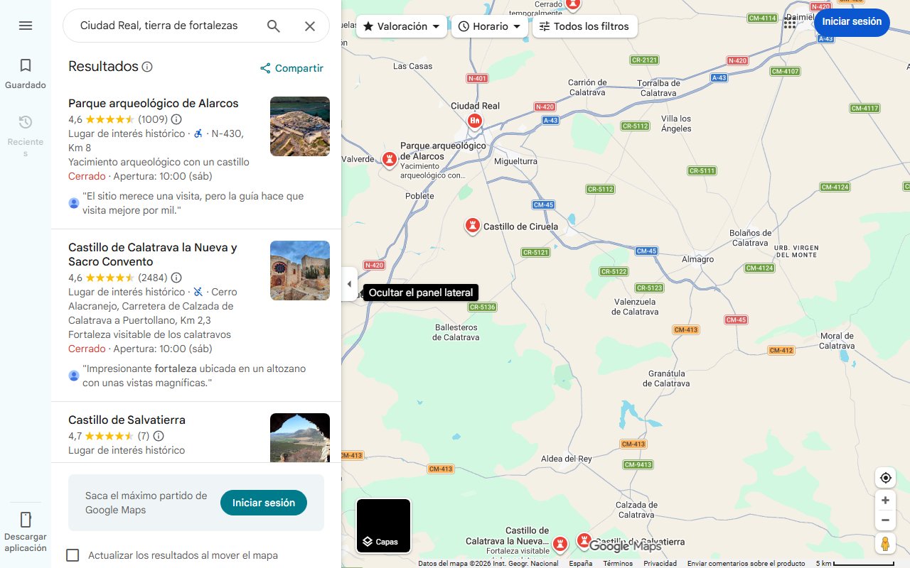 Mapa de Ciudad Real, tierra de fortalezas: los cinco castillos más impresionantes que puedes visitar en la provincia - ENCLM