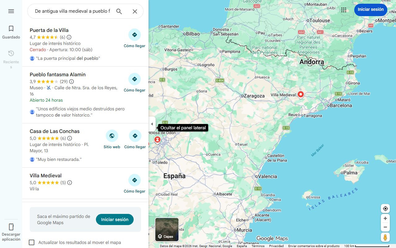 Mapa de De antigua villa medieval a pueblo fantasma: la joya turística que tienes que visitar una vez en la vida