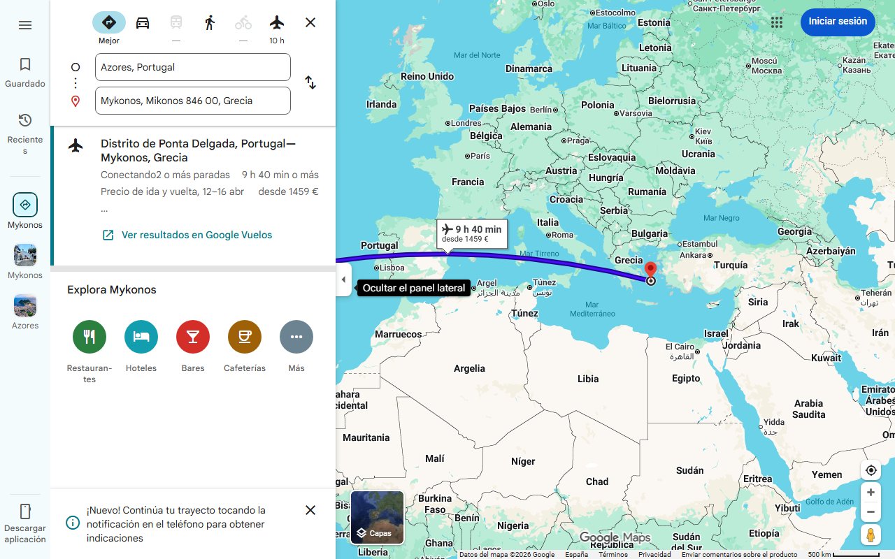 Mapa de De Azores a Mykonos: 15 islas de ensueño de Europa