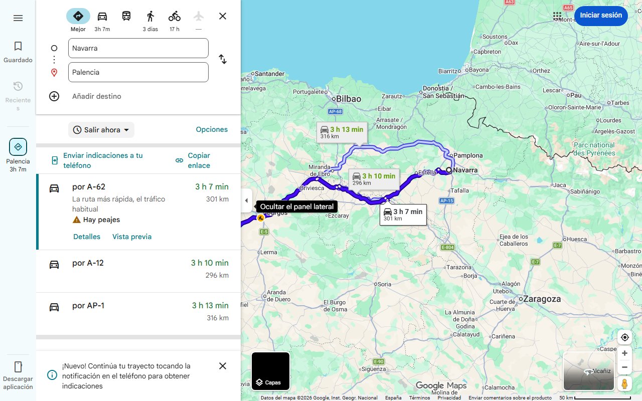 Mapa de Desde Navarra hasta Palencia: los mejores pueblos de España para ver las estrellas