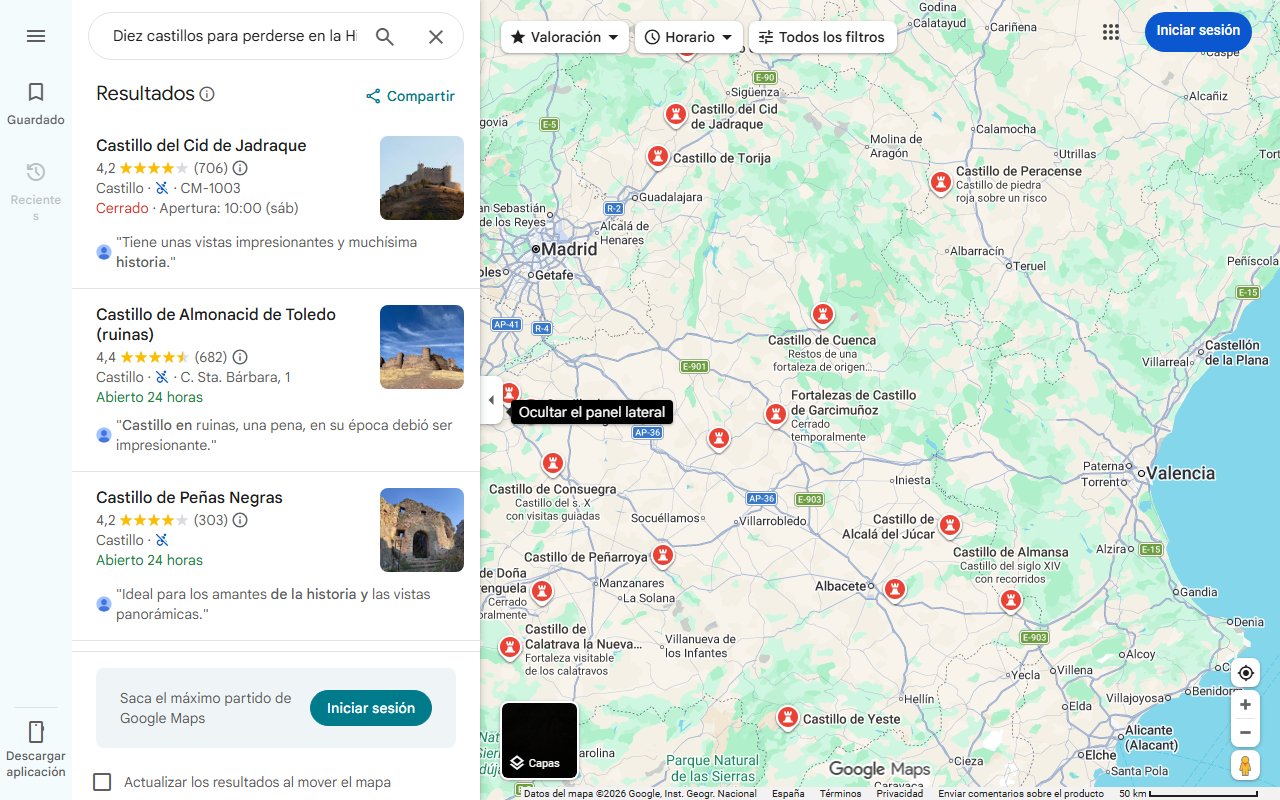 Mapa de Diez castillos para perderse en la Historia y reencontrarse con Castilla-La Mancha