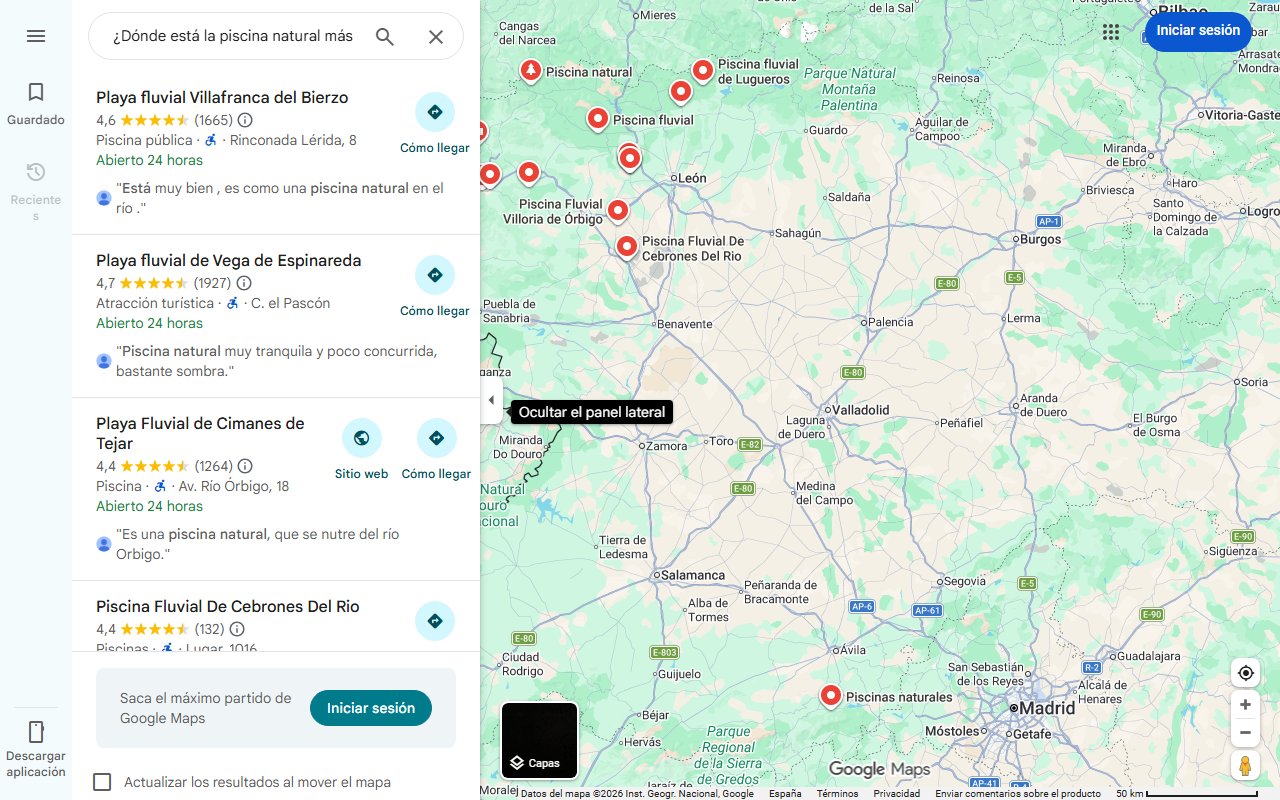 Mapa de ¿Dónde está la piscina natural más bonita de la provincia de León? | Elbierzonoticias