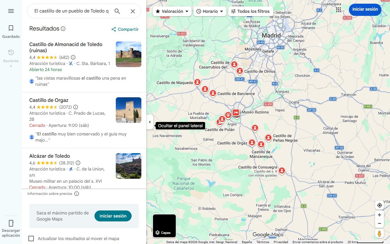 Mapa de El castillo de un pueblo de Toledo que se podrá visitar gratis: era de la familia de Garcilaso de la Vega - ENCLM