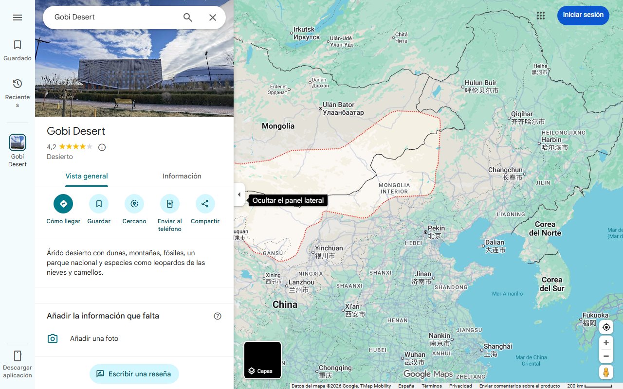 Mapa de El desierto Gobi del norte de España para descubrir en tu próxima escapada: una Reserva de la Biosfera donde se rodó 'Juego de tronos'
