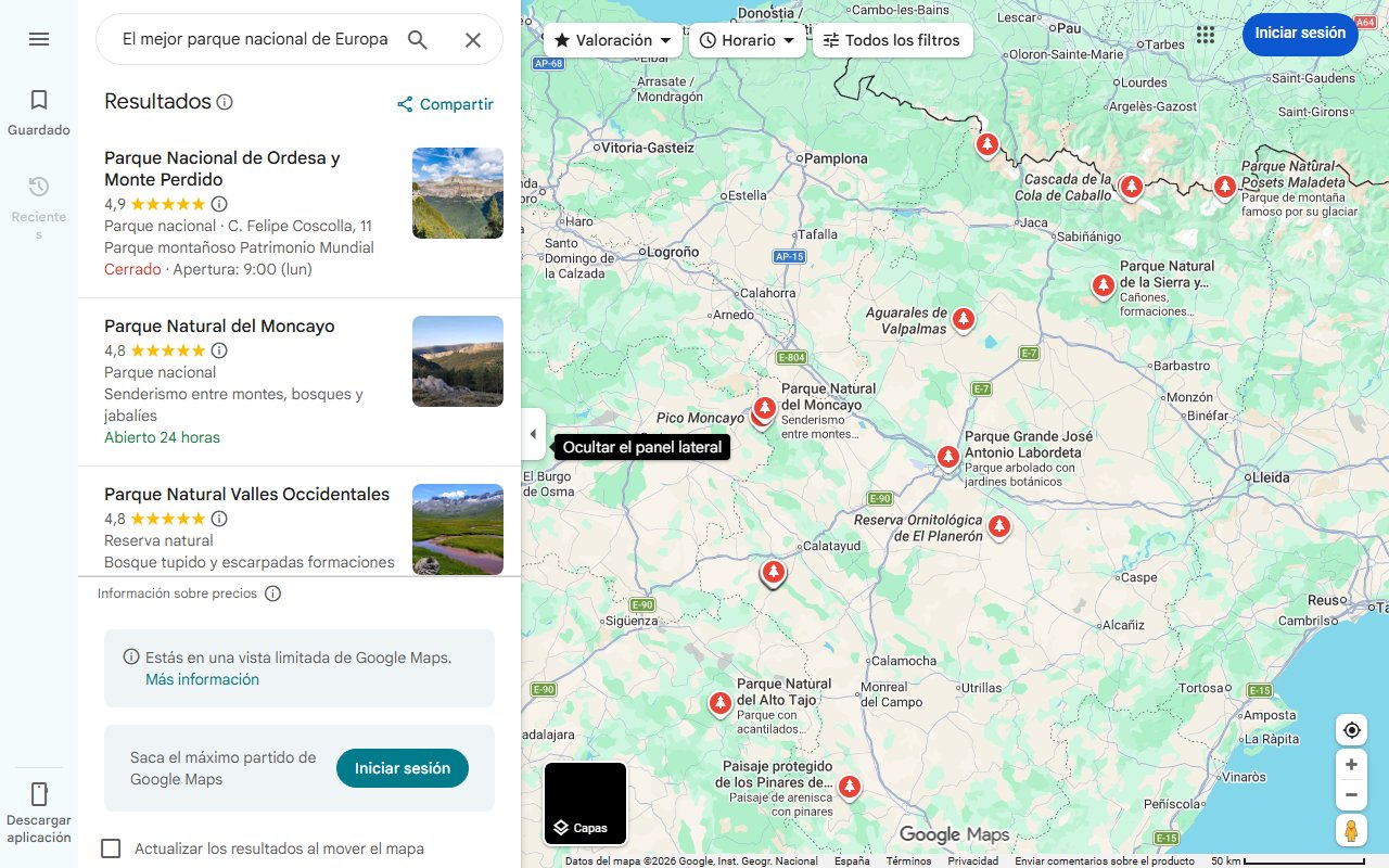 Mapa de El mejor parque nacional de Europa está en Aragón: valles glaciares, gargantas y saltos de agua
