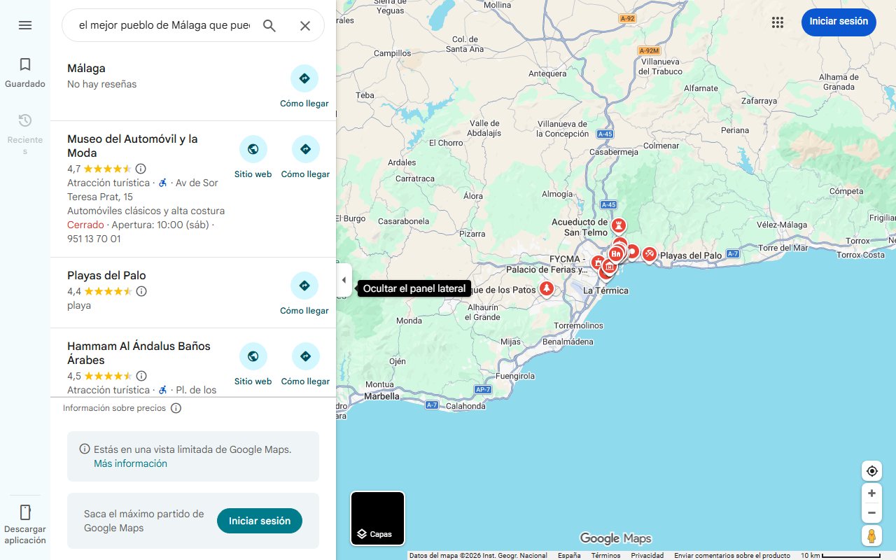 Mapa de Este es el mejor pueblo de Málaga que puedes visitar en julio: cascadas, red de acequias y pasado musulmán