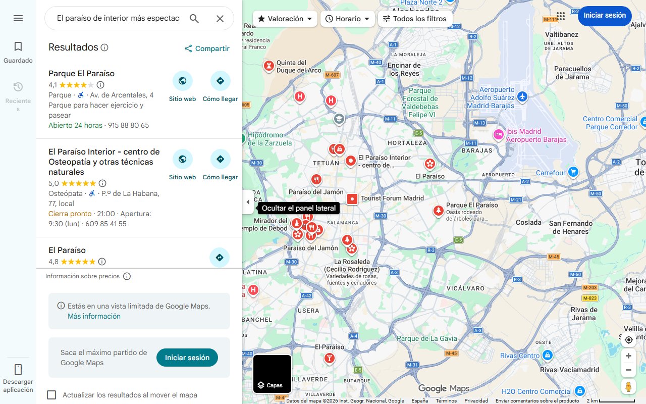 Mapa de El paraíso de interior más espectacular de España está en Madrid: un tesoro natural repleto de cascadas y arroyos