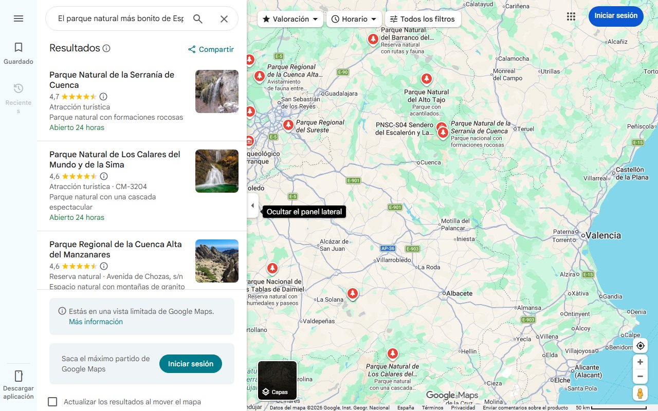 Mapa de El parque natural más bonito de España está en Castilla La Mancha e inspiró a Cervantes | Mujerhoy
