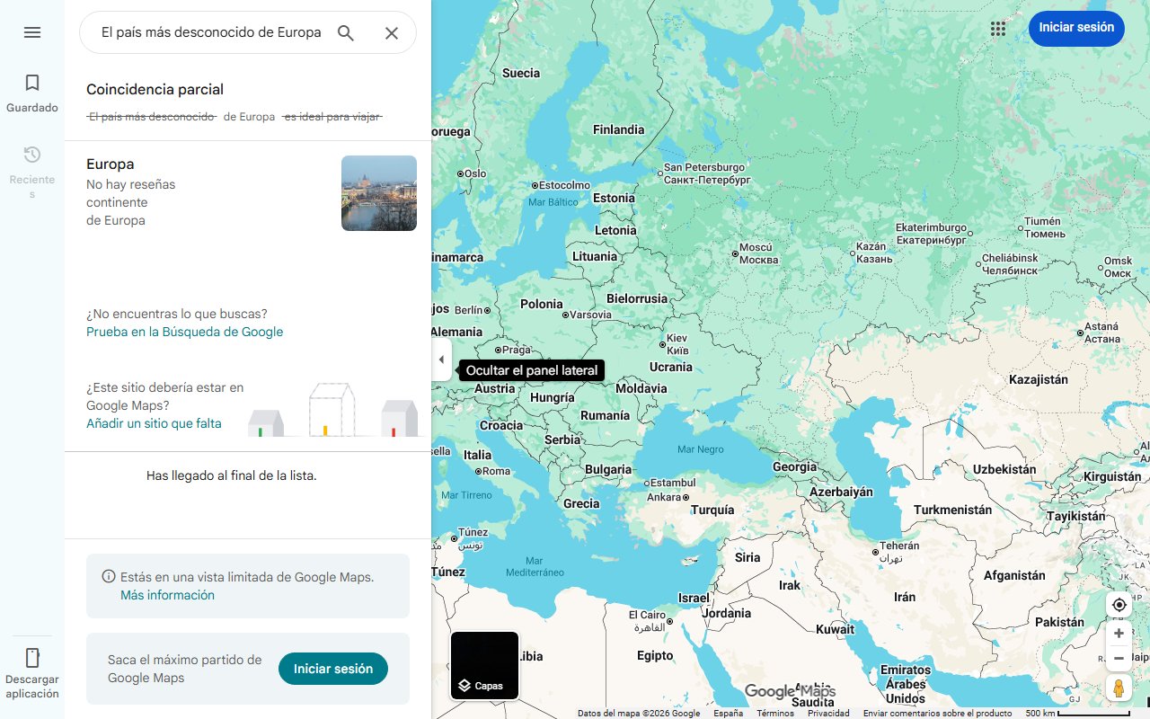 Mapa de El país más desconocido de Europa es ideal para viajar: barato, sin turistas y te roba el corazón