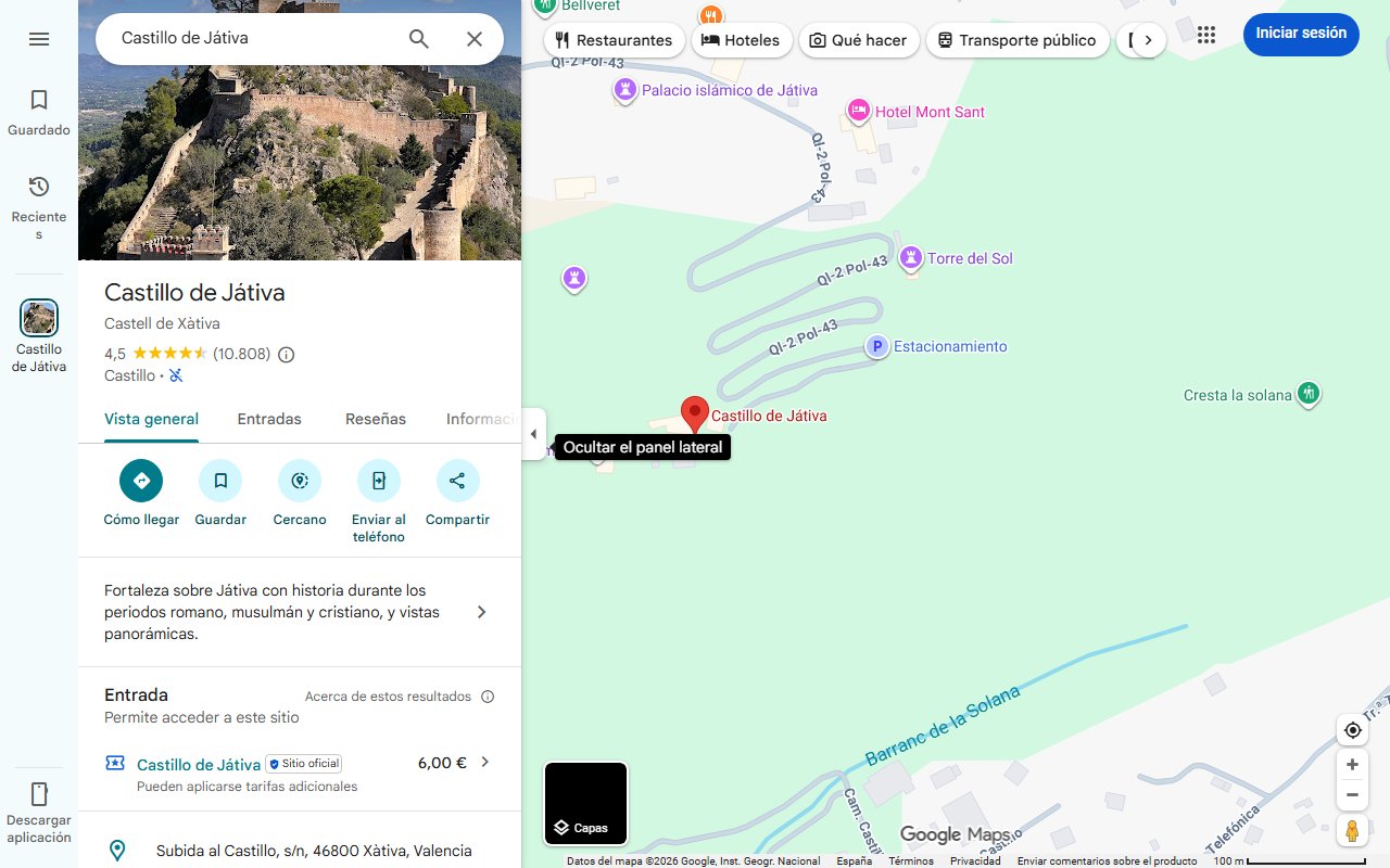 Mapa de El precioso castillo del siglo IV al que hay que ir sí o sí este verano en España: doble fortaleza y con vistas a la sierra