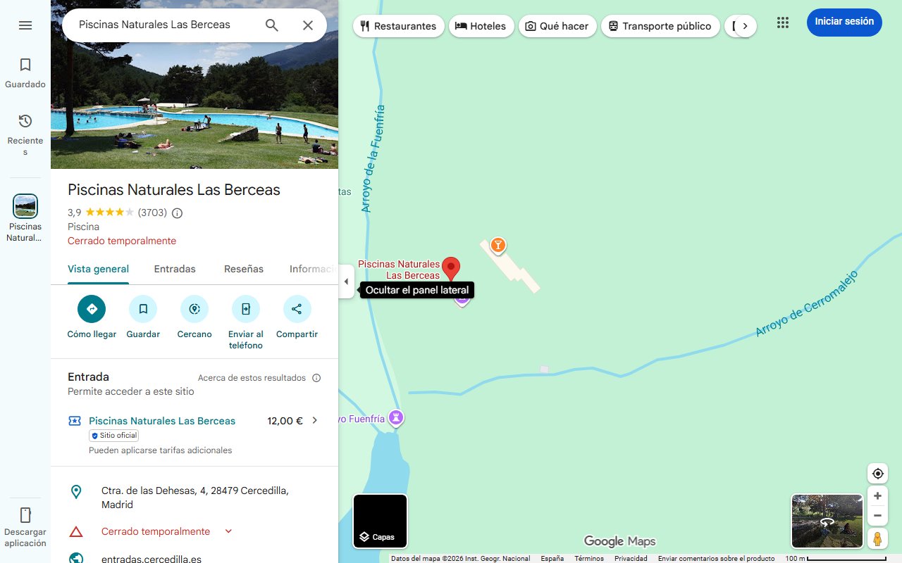 Mapa de El pueblo con más piscinas naturales de España: más de una decena de zonas de baño y edificaciones del siglo XIV