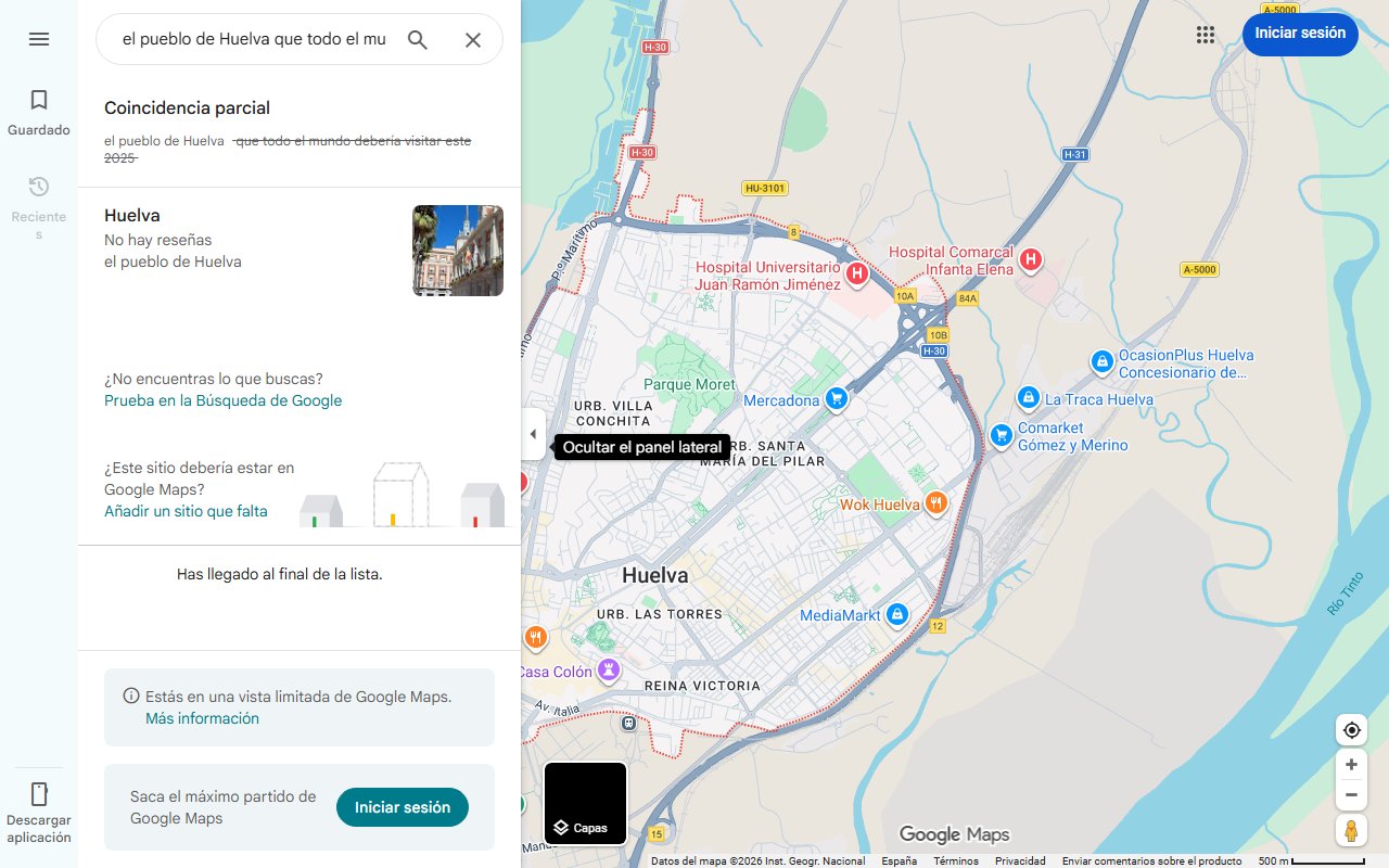 Mapa de Este es el pueblo de Huelva que todo el mundo debería visitar este 2025