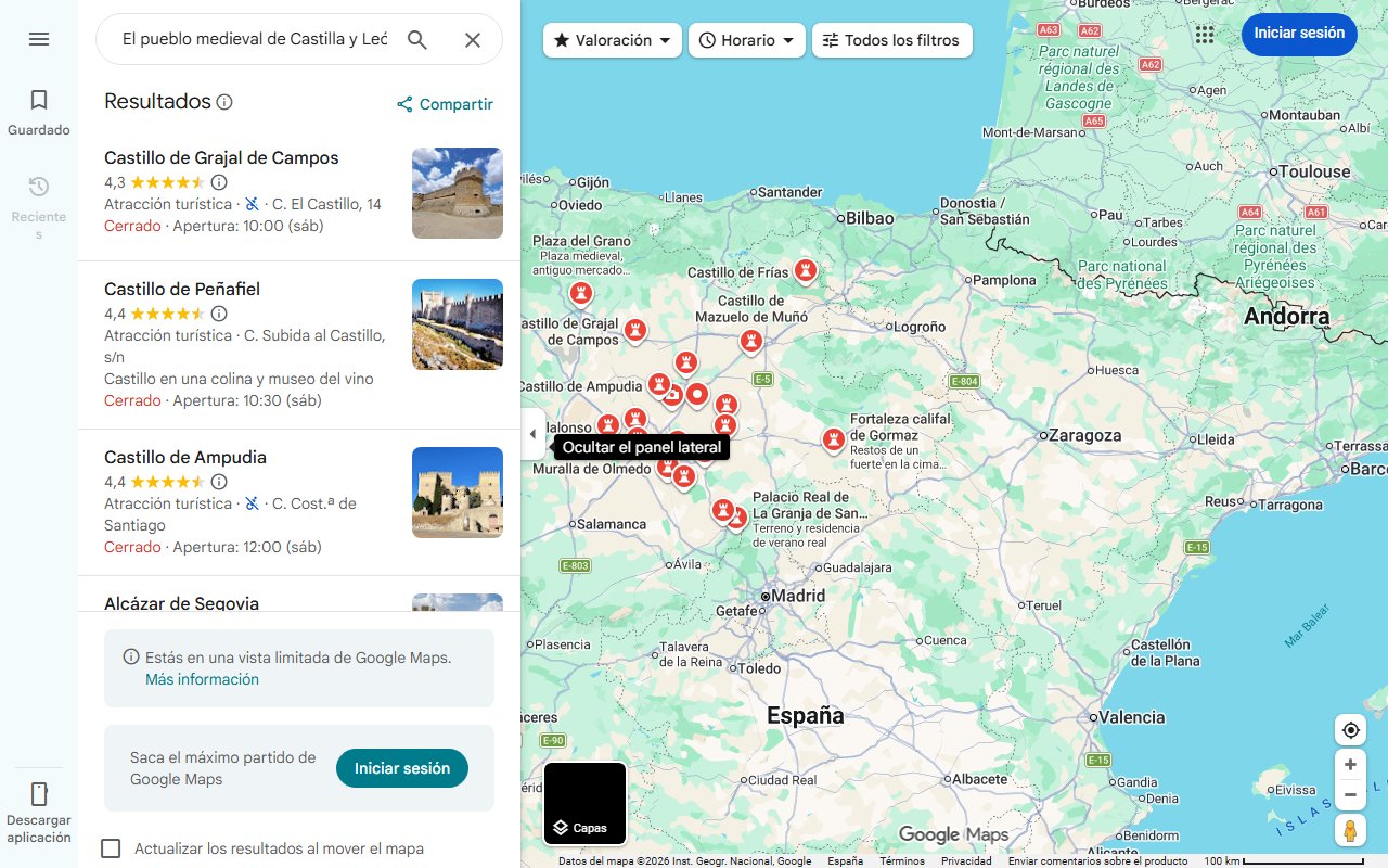Mapa de El pueblo medieval de Castilla y León que tienes que visitar: con bodegas subterráneas y en plena Ribera del Duero