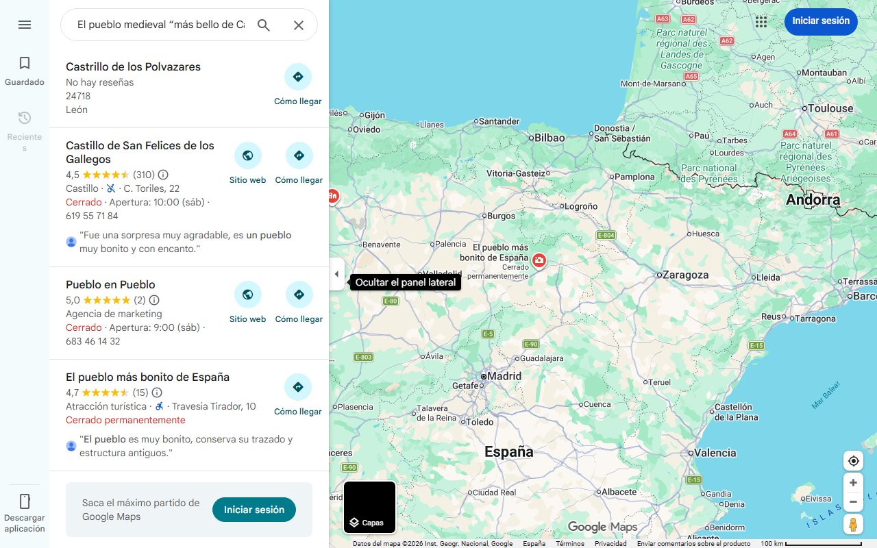 Mapa de El pueblo medieval “más bello de Castilla y León”: declarado Conjunto Histórico-Artístico y una visita indispensable