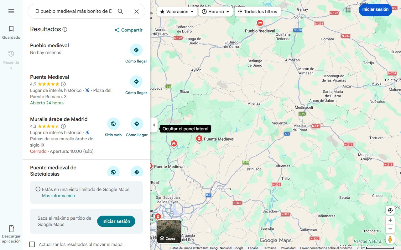 Mapa de El pueblo medieval más bonito de España: calles empedradas y un patrimonio tan importante que compite con Toledo