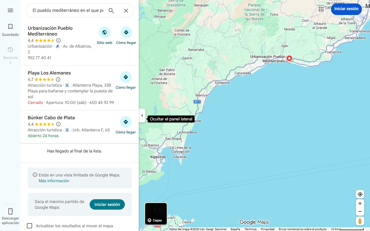 Mapa de El pueblo mediterráneo en el que puedes disfrutar de las playas vírgenes más espectaculares, visitar búnkeres de guerra y ver en vivo atunes gigantes