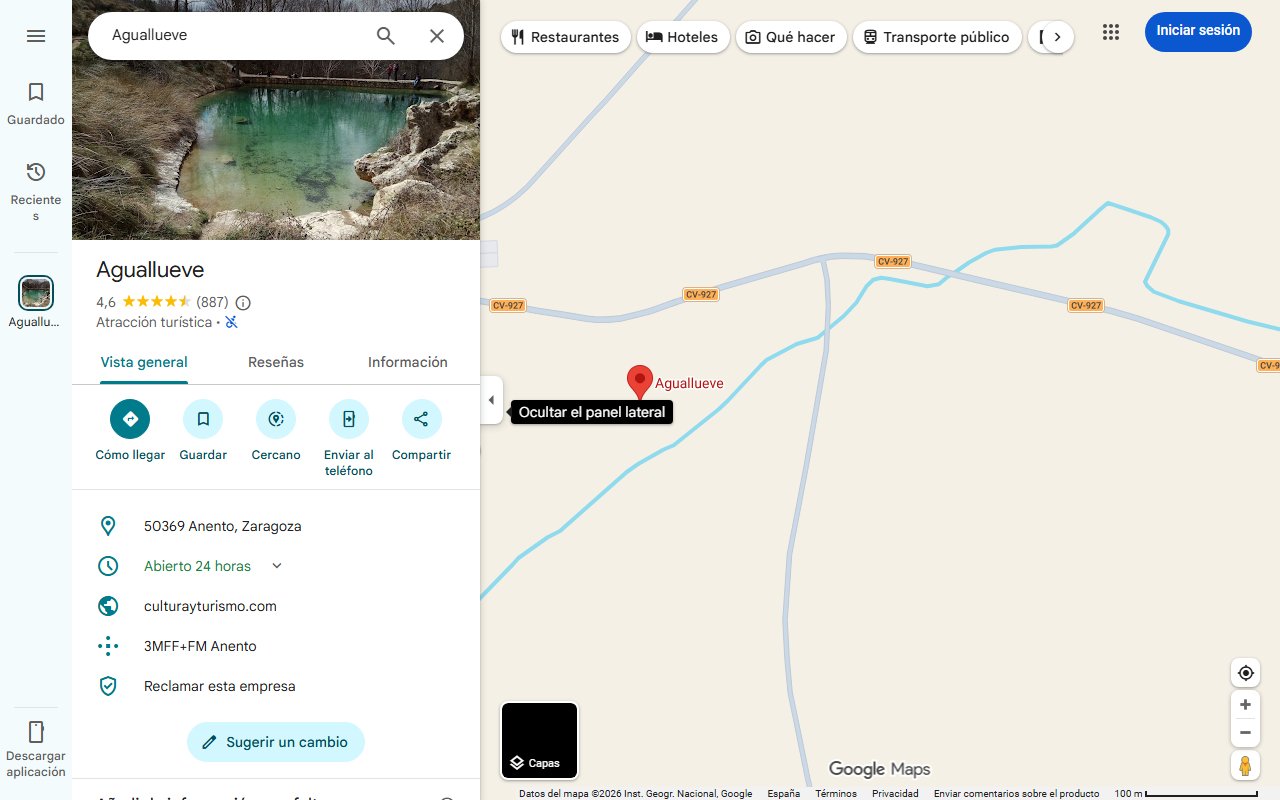 Mapa de El pueblo más infravalorado de Aragón: calles de piedra, cascadas secretas y ni un turista a la vista