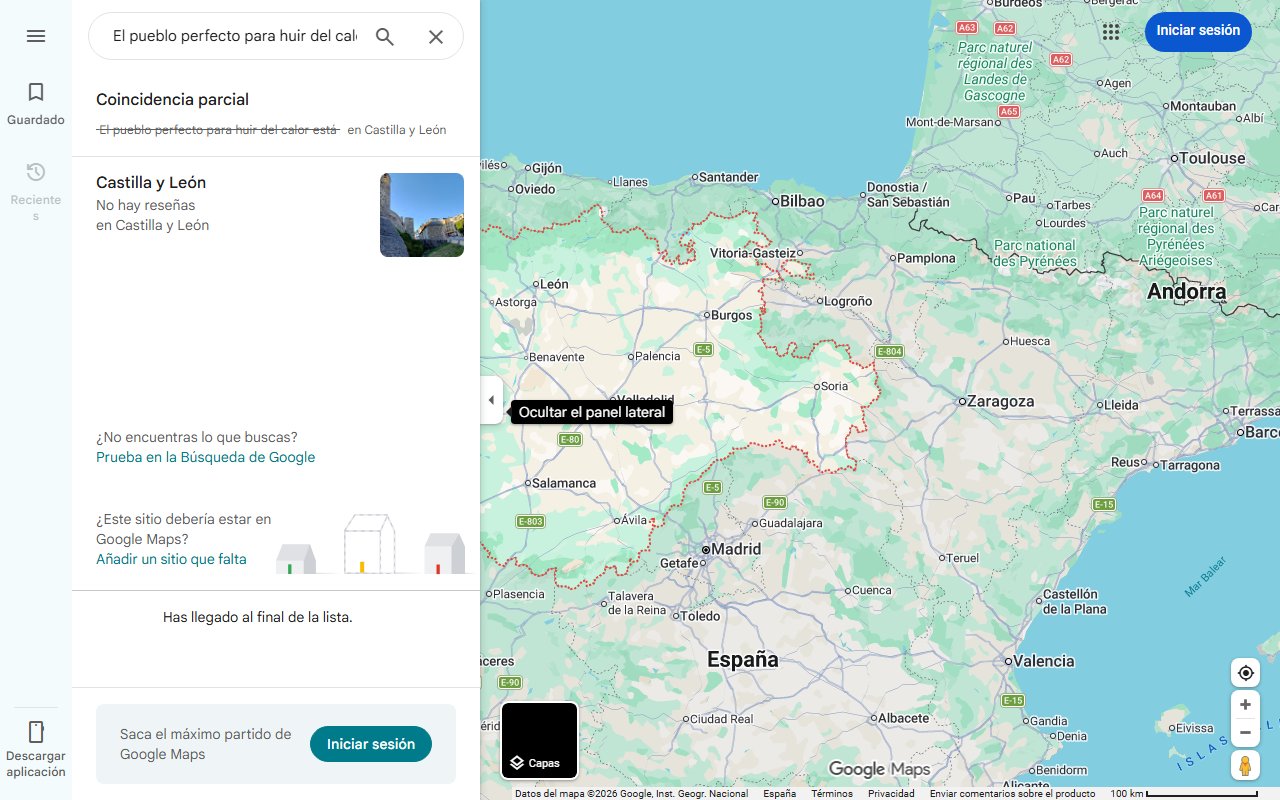 Mapa de El pueblo perfecto para huir del calor está en Castilla y León: casas de piedra, cascadas y 20 habitantes