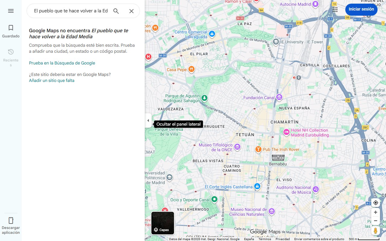 Mapa de El pueblo que te hace volver a la Edad Media: cerca de Aragón y con castillo
