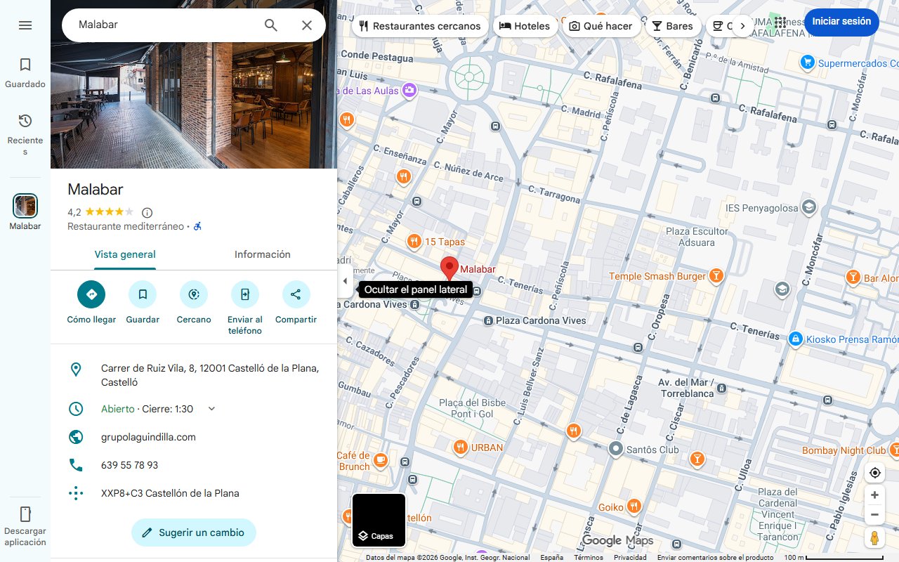 Mapa de El secreto mejor guardado de Castellón: una cala de aguas cristalinas para hacer snorkel con «una ventana al mar»