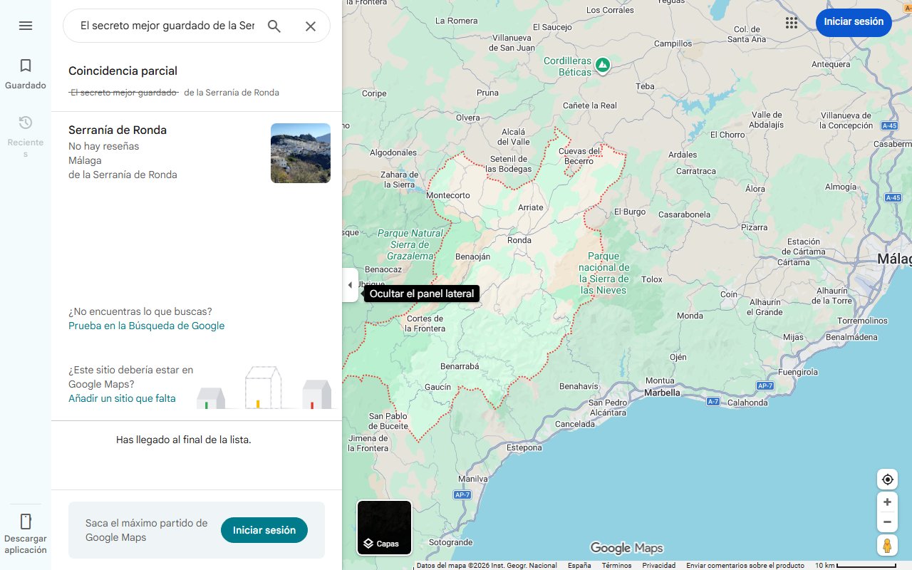 Mapa de El secreto mejor guardado de la Serranía de Ronda: así es la piscina natural favorita de los malagueños - Andalucía Informa