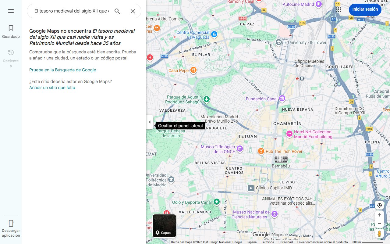 Mapa de El tesoro medieval del siglo XII que casi nadie visita y es Patrimonio Mundial desde hace 35 años
