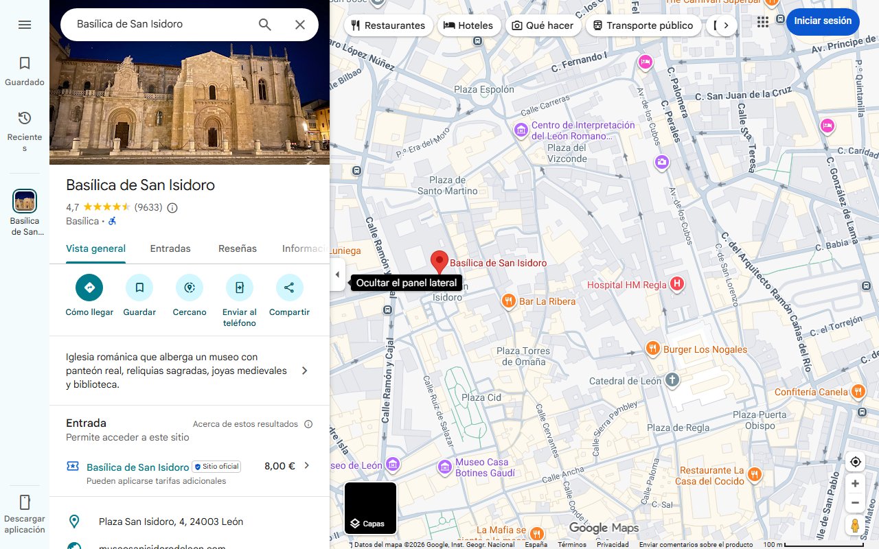 Mapa de El tesoro oculto de León con pocos habitantes y mucho patrimonio