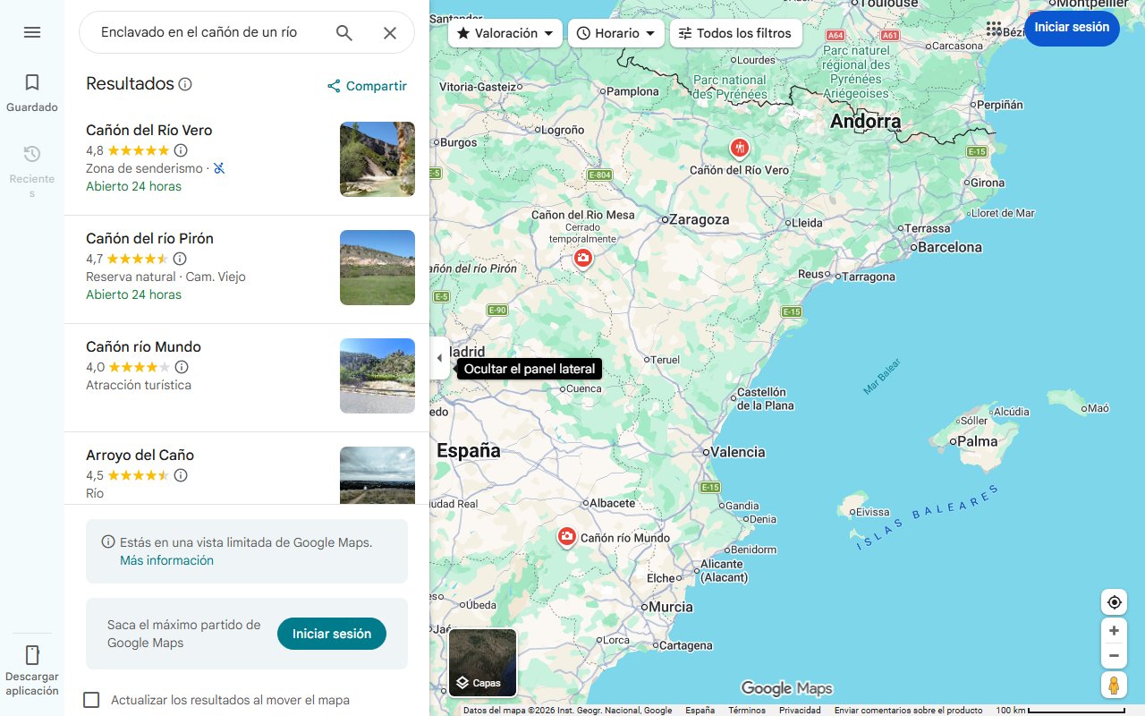Mapa de Enclavado en el cañón de un río: el increíble pueblo medieval de Huesca custodiado por una fortaleza