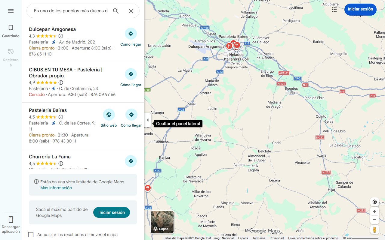 Mapa de Es uno de los pueblos más dulces de Zaragoza: montañoso y con mucha miel