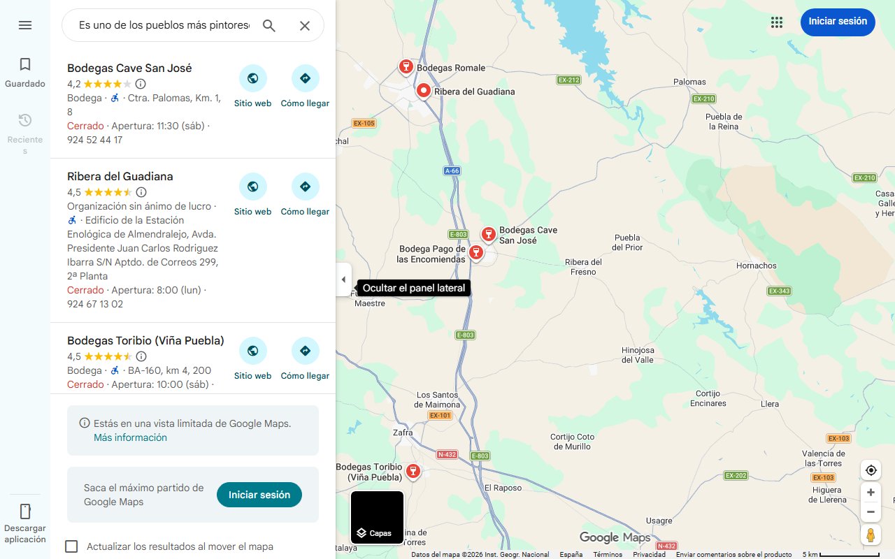 Mapa de Es uno de los pueblos más pintorescos de España, está en Extremadura y se consigue el mejor vino del país