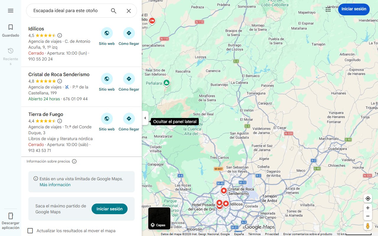 Mapa de Escapada ideal para este otoño: una cueva de 12 millones de años a menos de una hora de Madrid