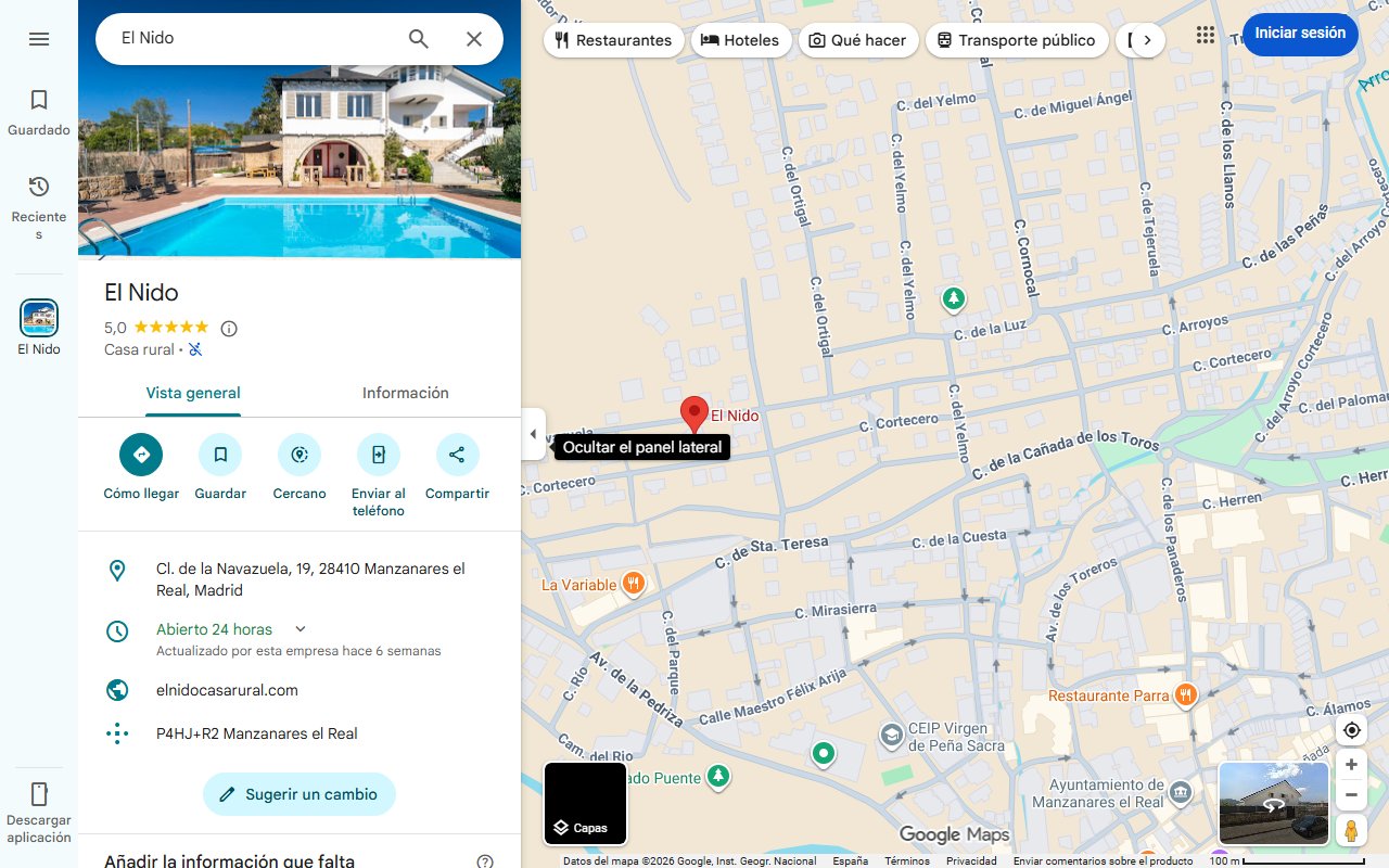 Mapa de Estas casas nido en Cazorla parecen sacadas de un árbol encantado (y se pueden reservar)