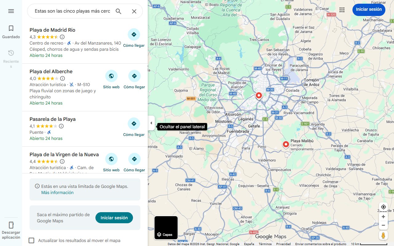 Mapa de Estas son las cinco playas más cerca de Madrid para escaparte cualquier fin de semana y refrescarte este verano